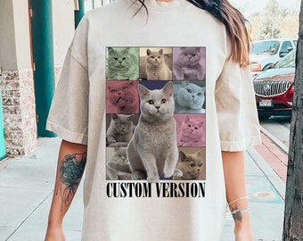 Custom Pet Portrait Shirt: Cat or Dog Photo T-Shirt