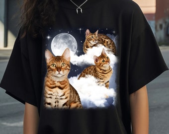 Custom Pet Portrait Shirt: Personalized Cat or Dog Photo Tee