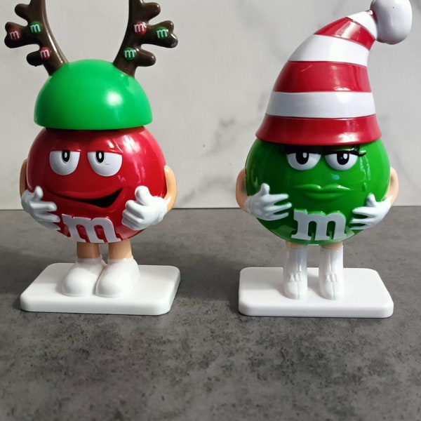 M&M Candy Christmas  Figurine Set