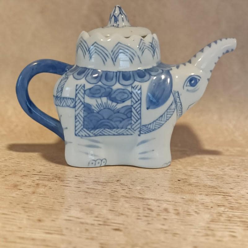 Blue Elephant Teapot - Etsy