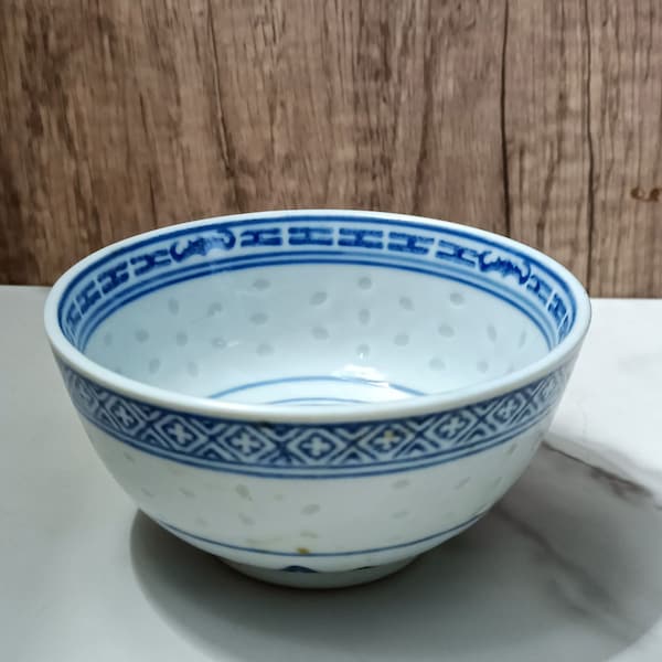 Authentic Chinese Rice or Dipping Bowl Asian Theme  Decor