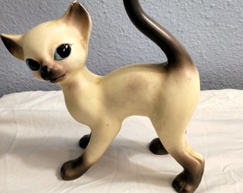 Siamese Vintage Cat Figurine