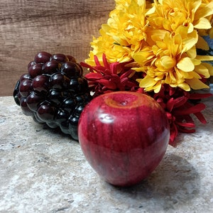 Glass Fruit Vintage Art Glass