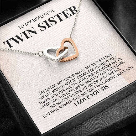 Twin sale sister jewellery