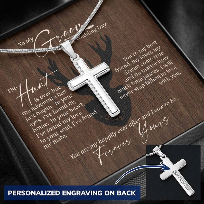 To My Groom on Our Wedding Day Personalized Gift for Groom Etsy