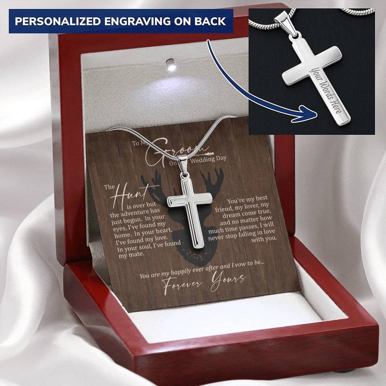 To My Groom on Our Wedding Day Personalized Gift for Groom Etsy