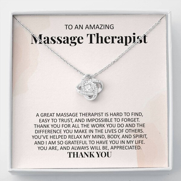 Massage Therapist Gift, Necklace For Massage Therapists, RMT Gift, LMT Gift, Massage Therapist Jewelry