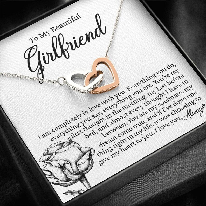 To My Beautiful Girlfriend, Girlfriend Necklace, Girlfriend Gift ...