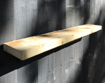 Outdoor Cat Shelf: Rustic Garden Platform, Pressure Treated Wood