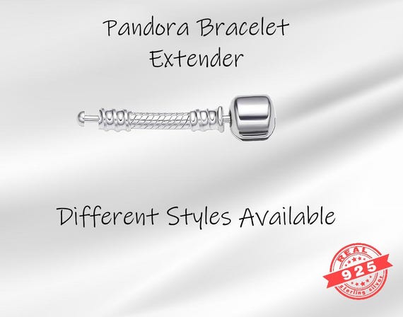 Pandora Bracelet Extension Chain, Silver Extender, Birthday Gift