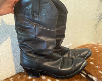 silver tip boots