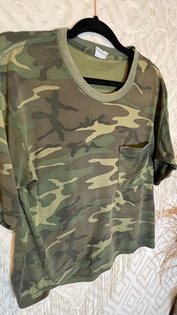 vintage army camo shirt - Gem