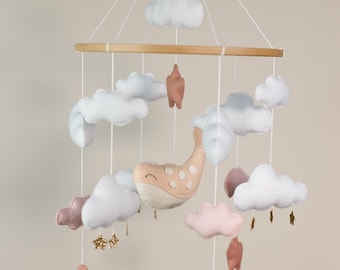 Baby Mobile Nursery Mobile Crib Mobile Hanging Mobile Hanging Crib Mobile Felt Mobile Felt Baby Mobile Ocean Baby Mobile Ocean Nautical