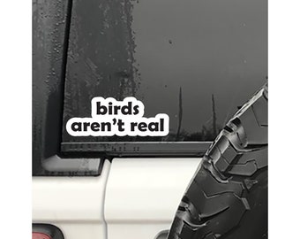 Birds aren't real PRINTED DECAL