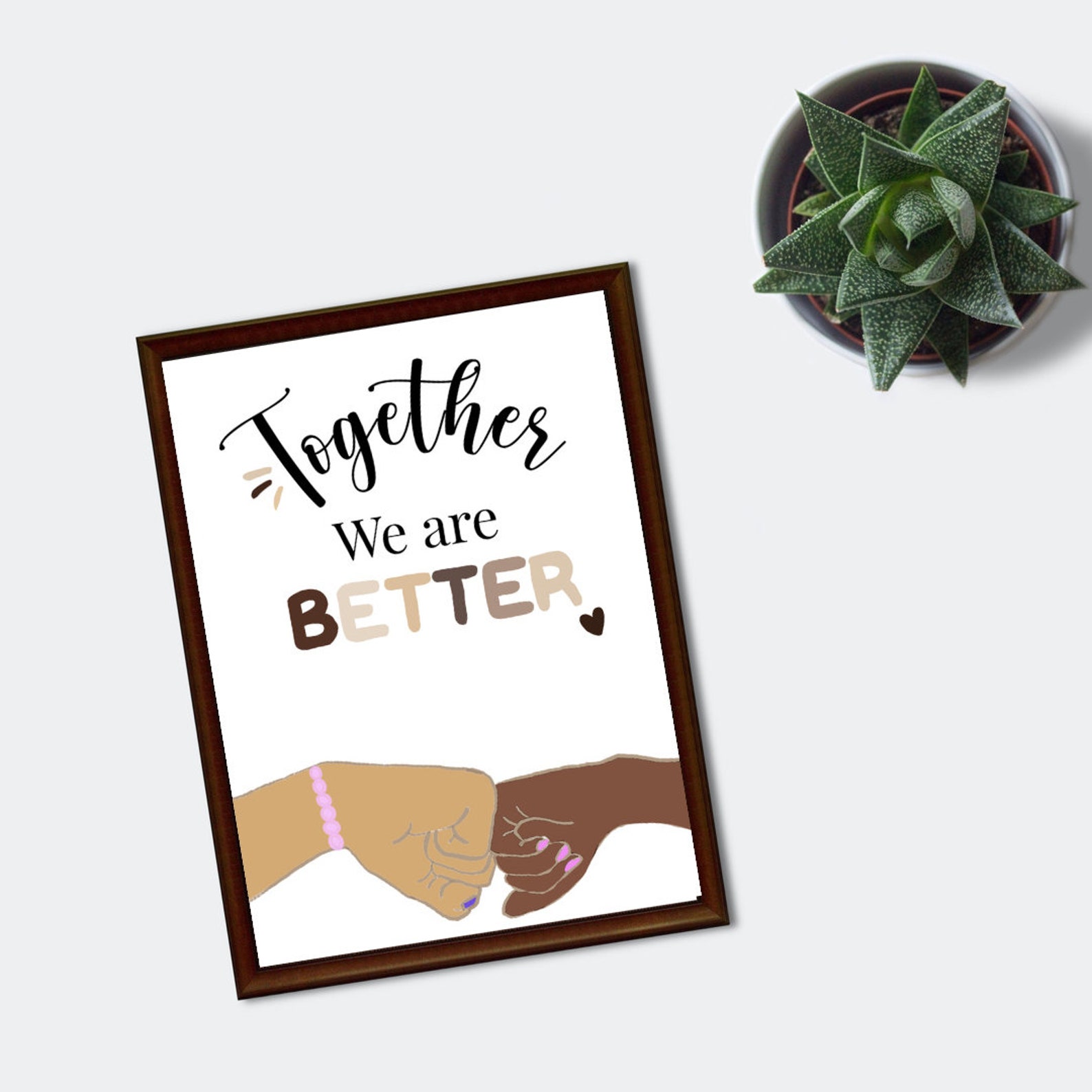 Together We Are Better, Classroom Posters, Growth Mindset Classroom, Inclusion, Printable Poster