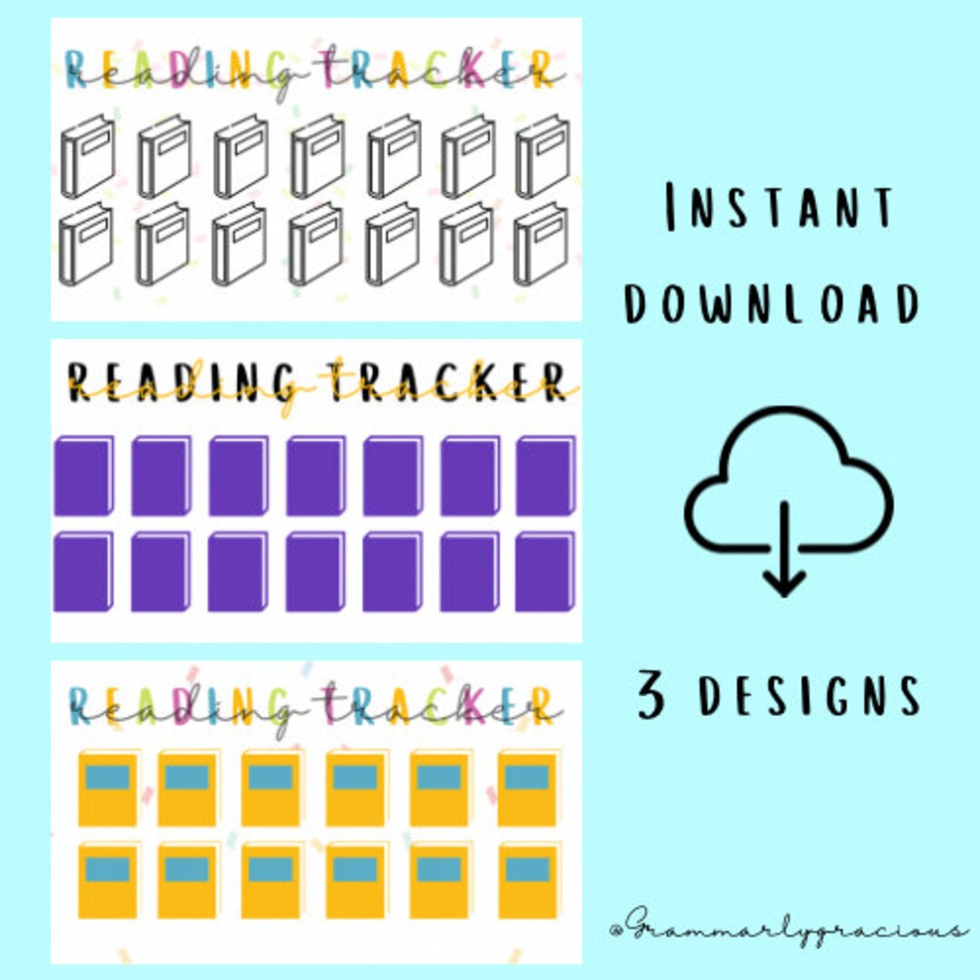 Tracker Reader Cards Colourful Reading Tracker Card, Coupon for Rewards, Kid Reward Card ...