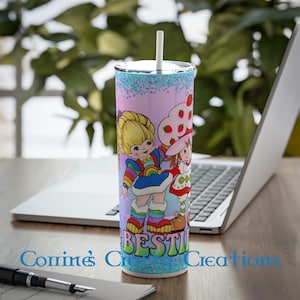 Besties 20oz 80er Tumbler wrap Seamless