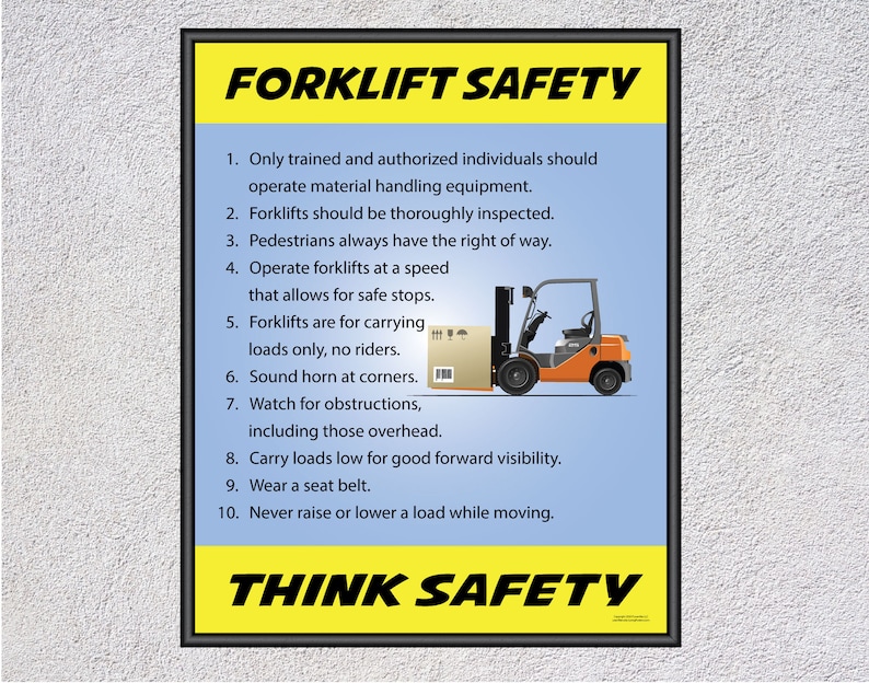forklift-safety-ten-rules-safety-poster-business-or-office-framed