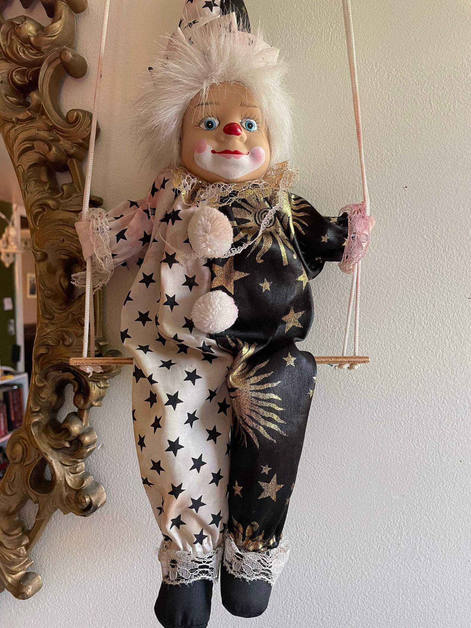 Cute Vintage WallHanging Clown Clown decor miscellaneous Etsy