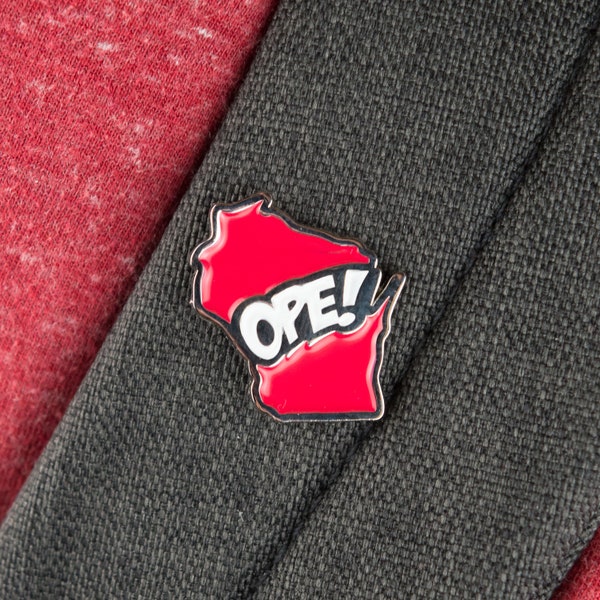 Ope! Wisconsin Enamel Pin