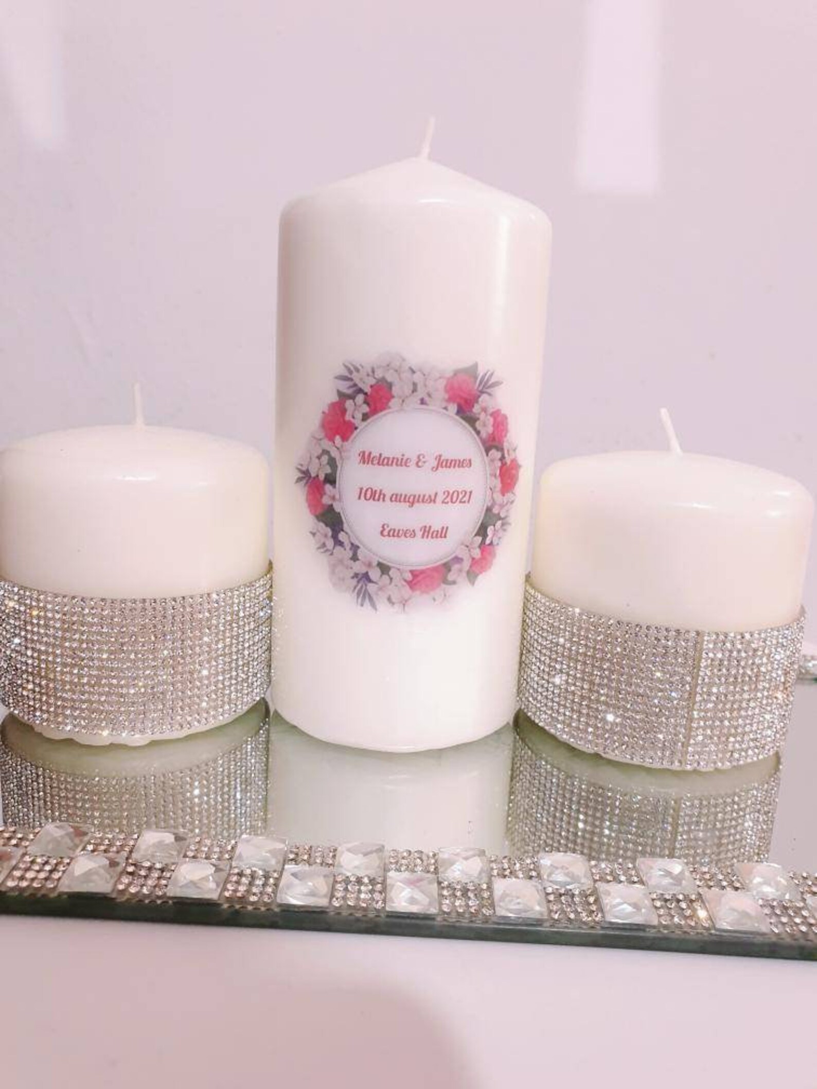 Wedding Candle Gift SetSet of 3 candlesanniversary Etsy