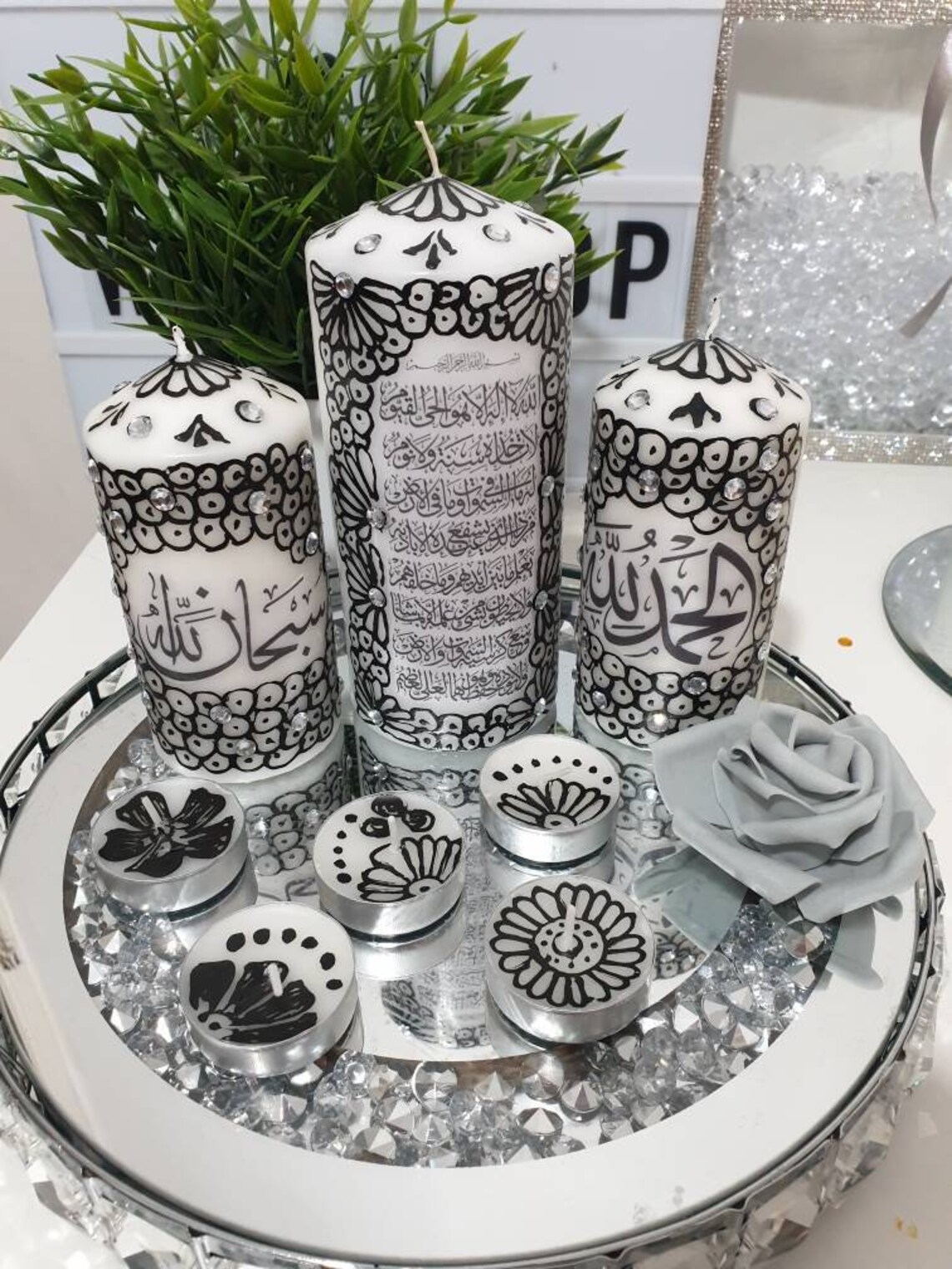Islamic Candle Gift Sethenna Candle 8piece Ayatul Kursi Etsy UK