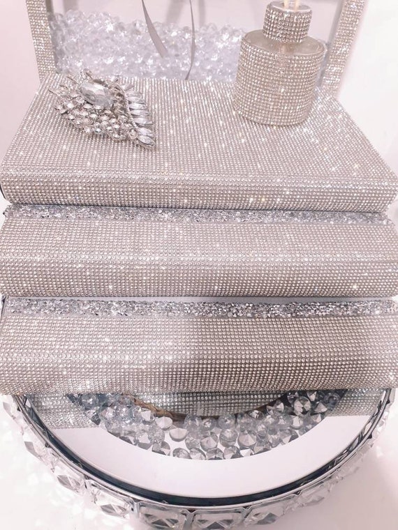 Luxury Bling Books Stacked,table Decoration Boks,personalised Book