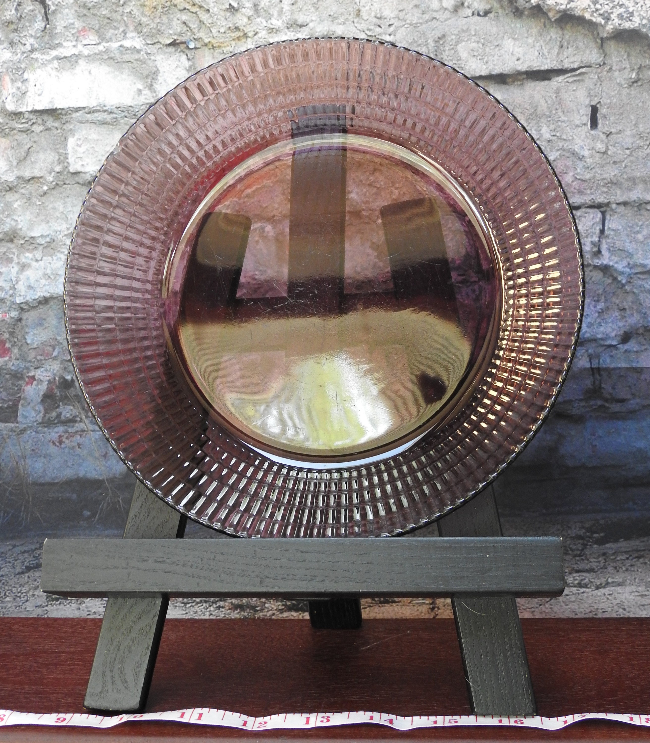 FORTECRISA Amethyst Glass Salad Bowl/plates Etsy