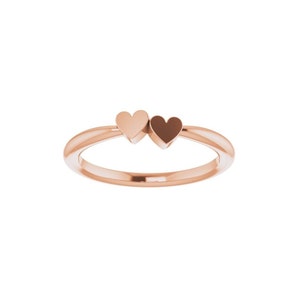 14K Gold Engraved INITIAL Ring, PERSONALIZED His and Her Signet Initial Ring, Gold Initial Ring - Custom Name Jewelry - Couples Initial Ring