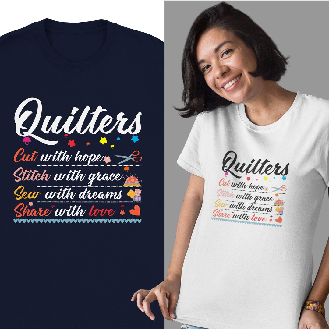 Fun Quilter's Unisex Shirt Quilters cut Stitch Etsy