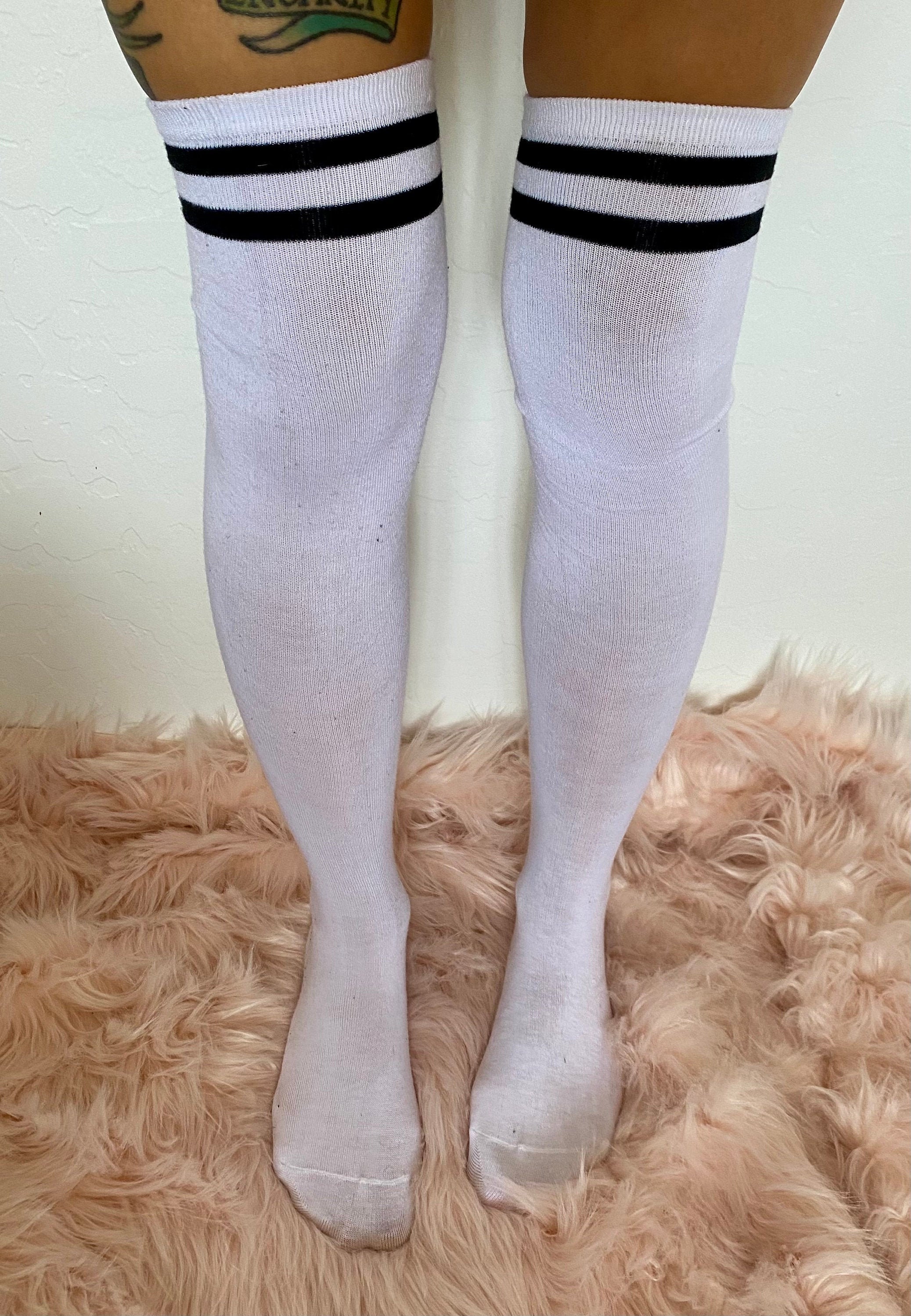 Worn Women's ThighHigh Socks Etsy