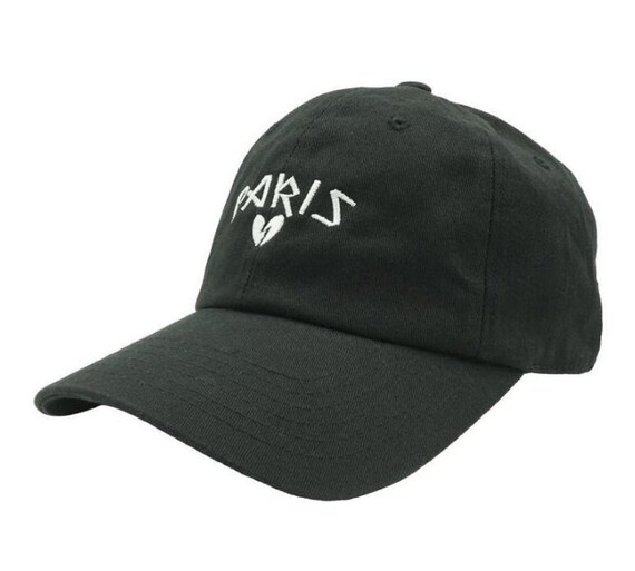 Paris Dad Hat Black | Etsy