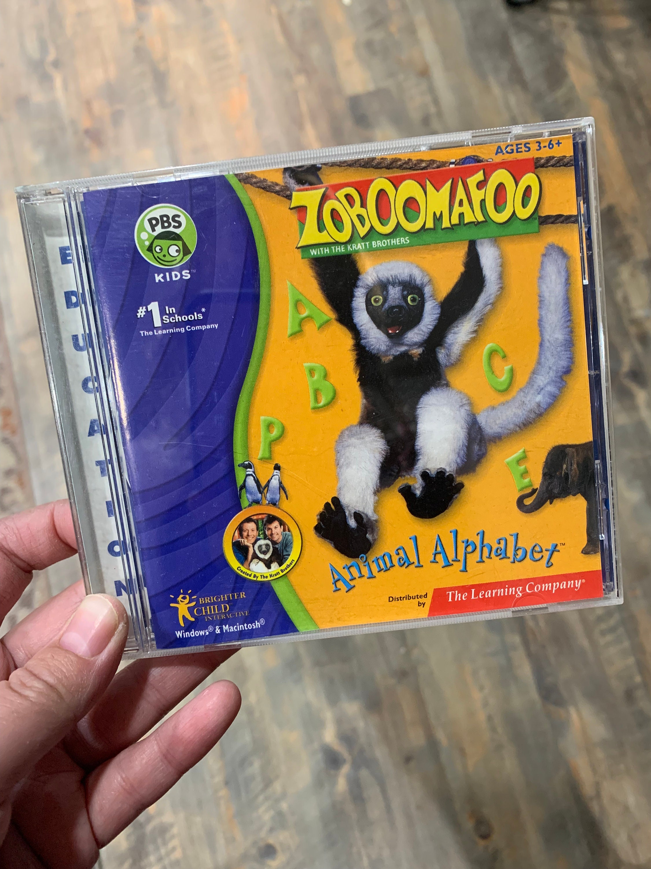 Zoboomafoo Animal Alphabet PBS 2001 Windows Game Etsy