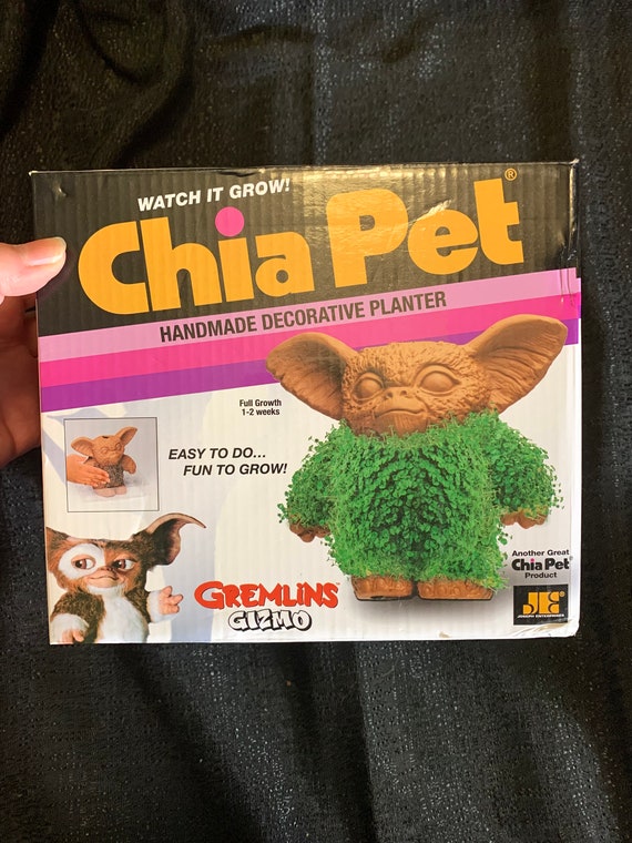 Chia Pet Gremlin Decorative Pottery Planter Gizmo 