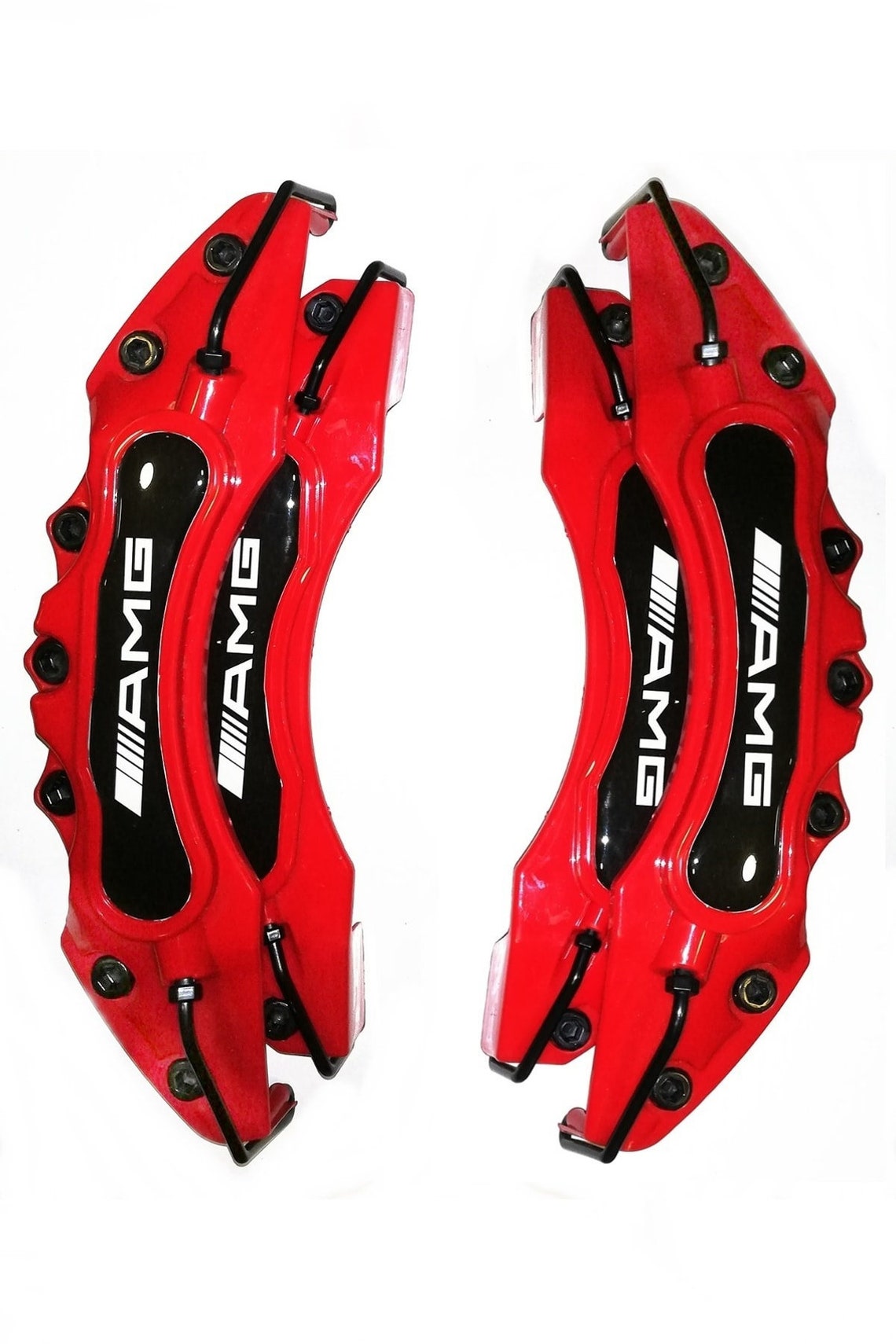 Mercedes AMG Red Brake Caliper Covers 4PCS 16' 17' Etsy