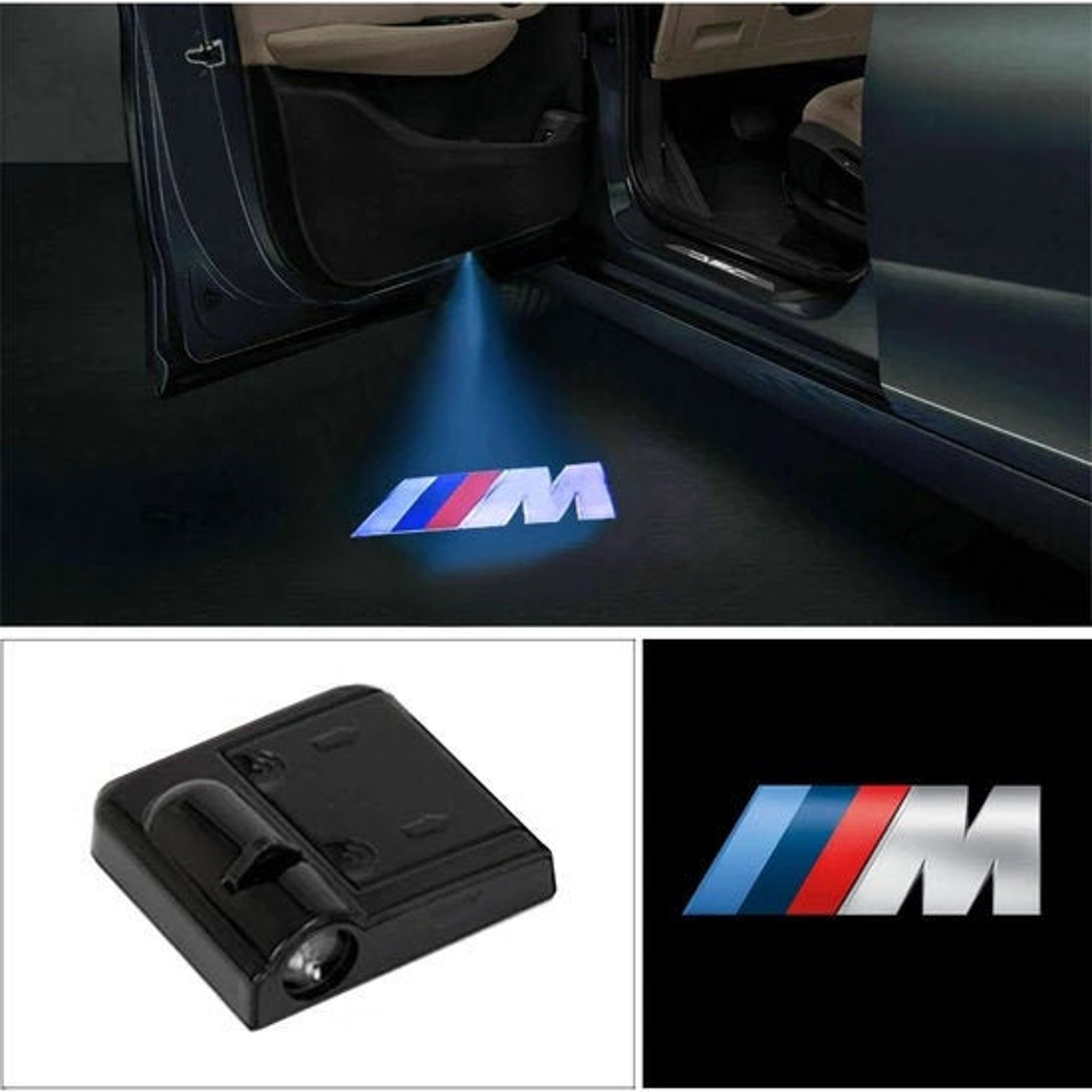 BMW M Car Door Projector Logo Lights Neon Projector Logo Etsy