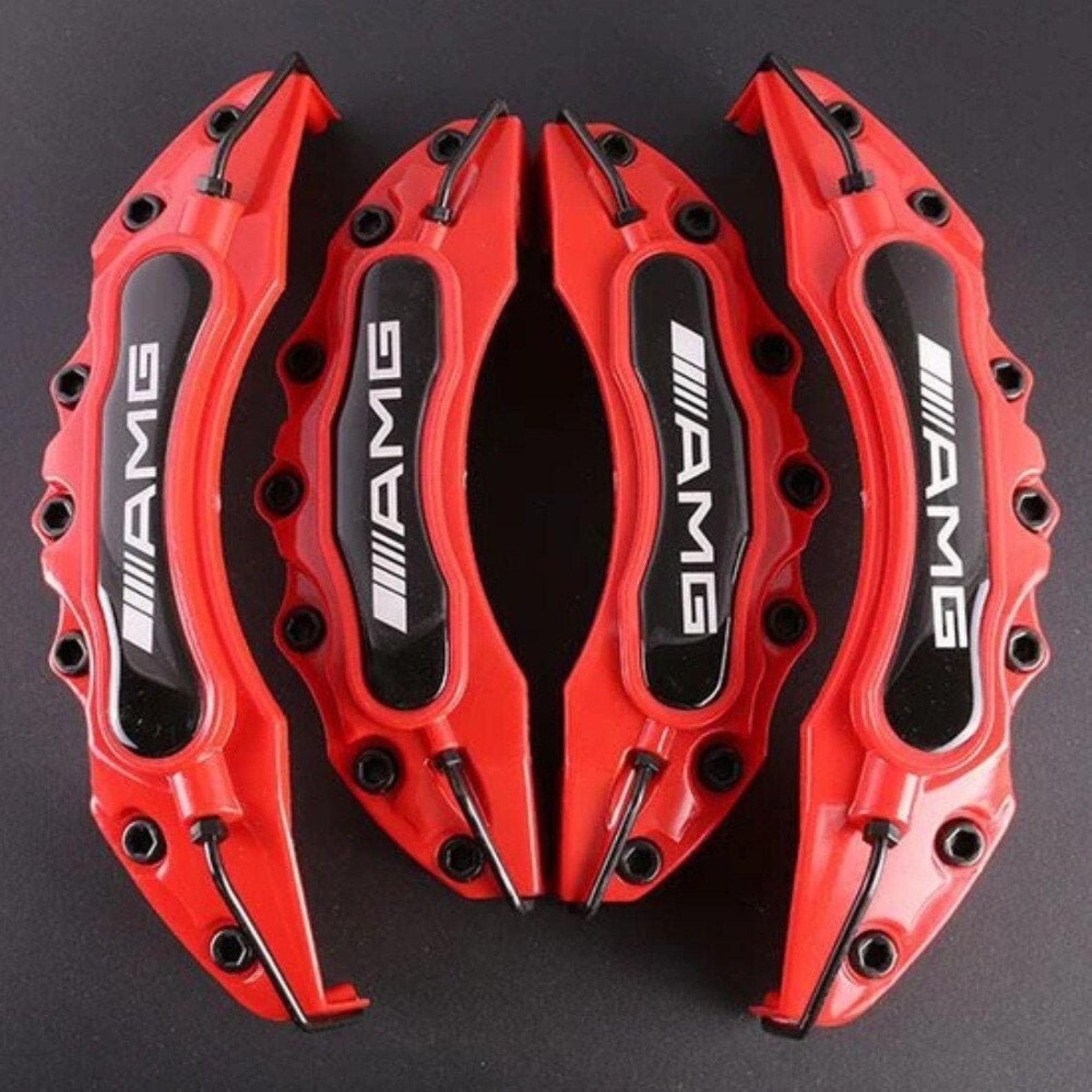 Mercedes AMG Red Brake Caliper Covers 4PCS 16' 17' Etsy