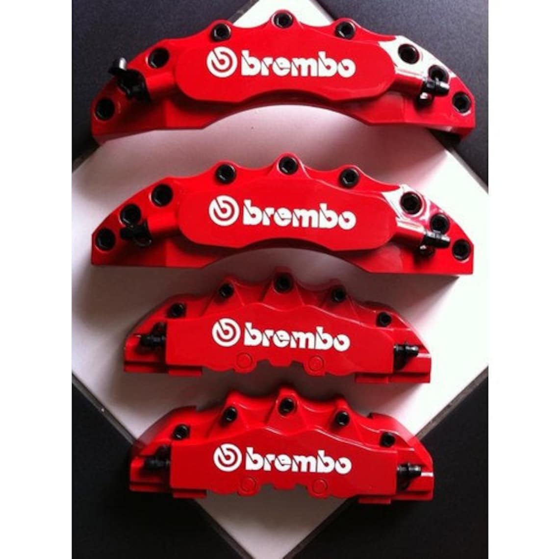Brembo Red Brake Caliper Covers 4PCS 16' 17' 18' Etsy