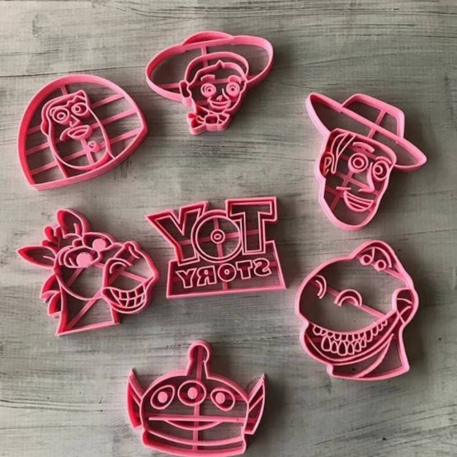 Toy Story Cookie Cutter Woody Buzz Jessie Cookie Cutter Etsy