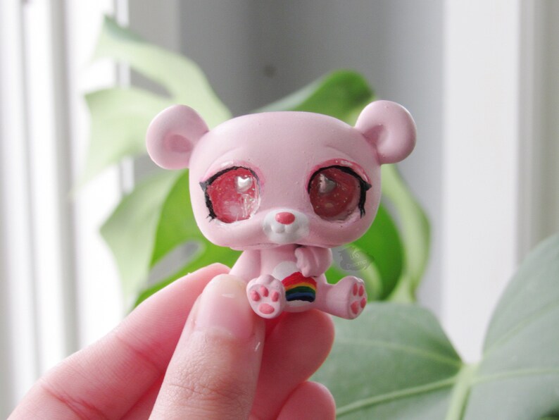 Littlest PetShop OOAK Rainbow Horse Cheva Unique custom