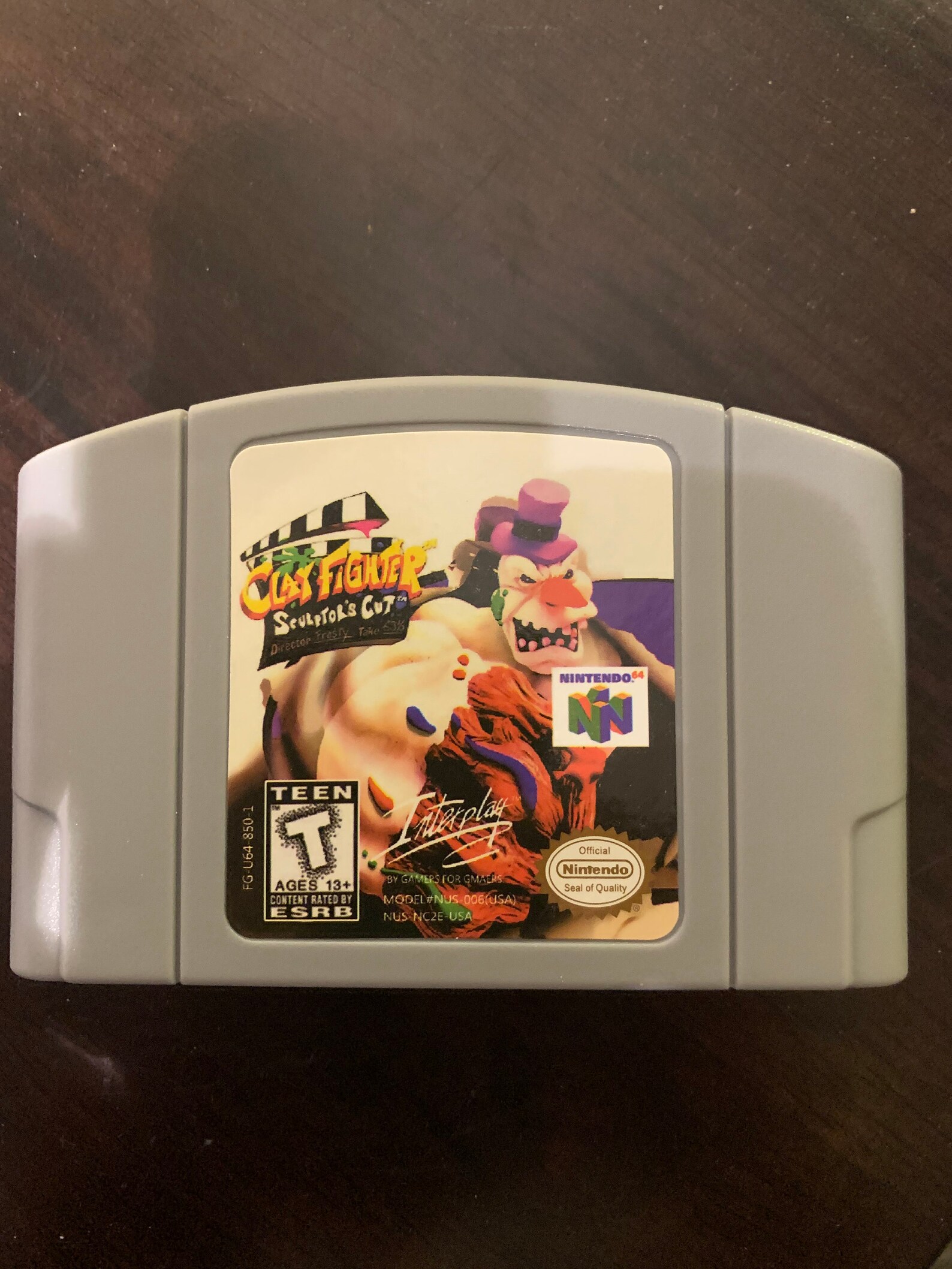 Clay fighter sculptors cut nintendo 64 n64 GAME Etsy