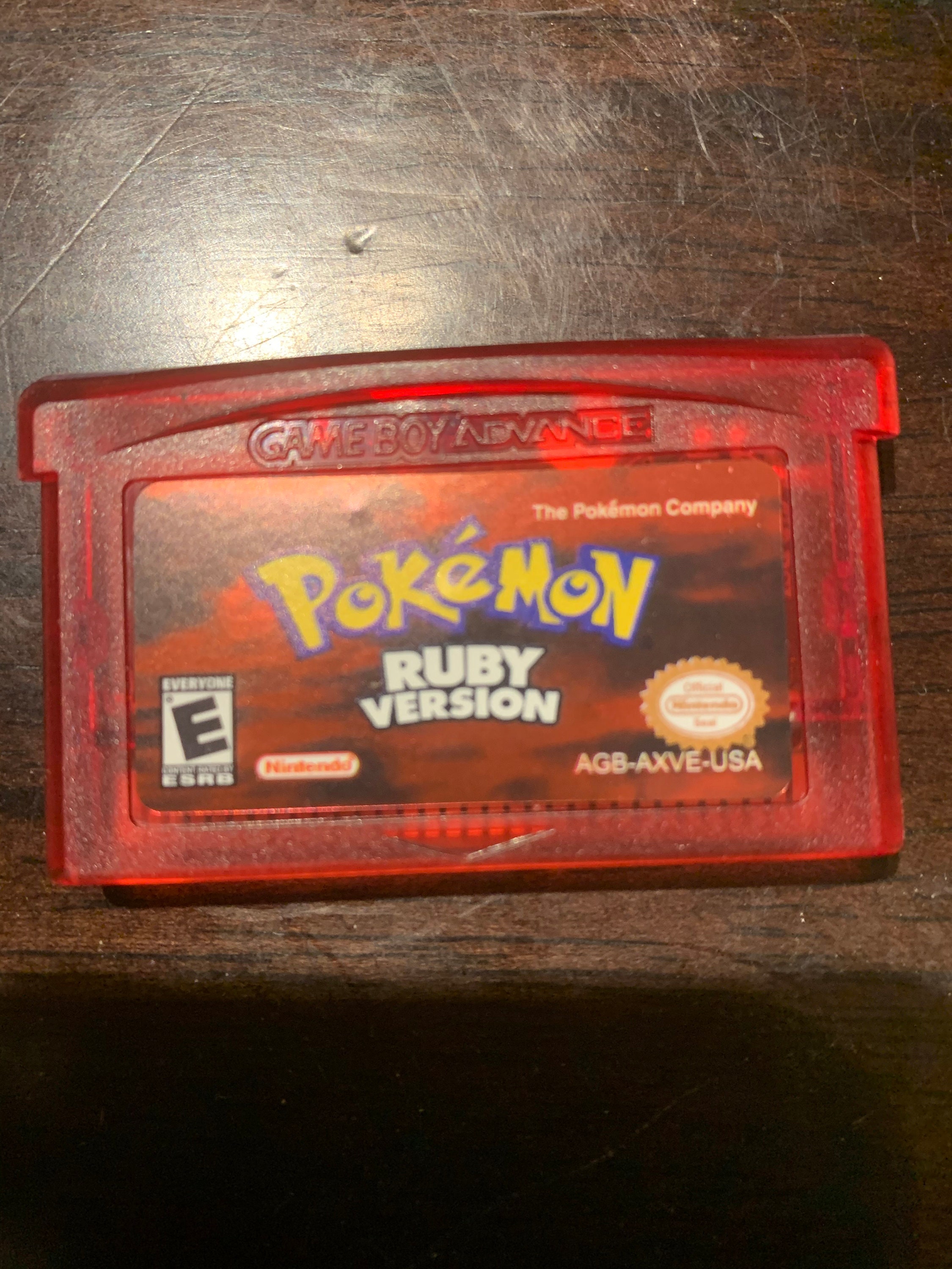 Pokemon ruby nintendo game boy advance gba GAME Etsy