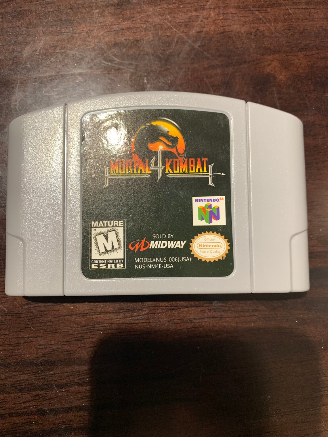 Mortal Kombat 4 NINTENDO 64 N64 JUEGO Etsy