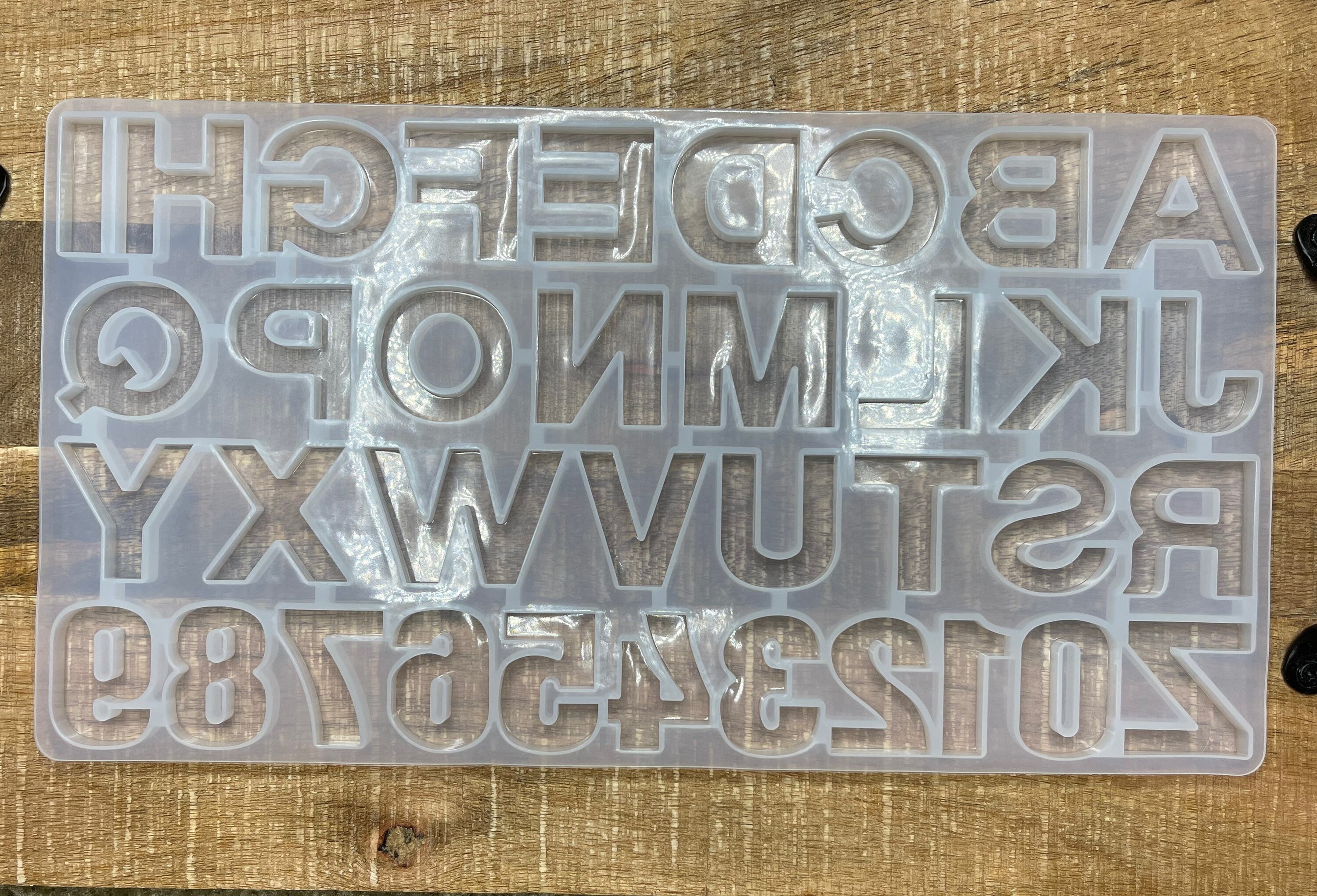 Alphabet silicone mold resin mold epoxy molds resin mold Etsy