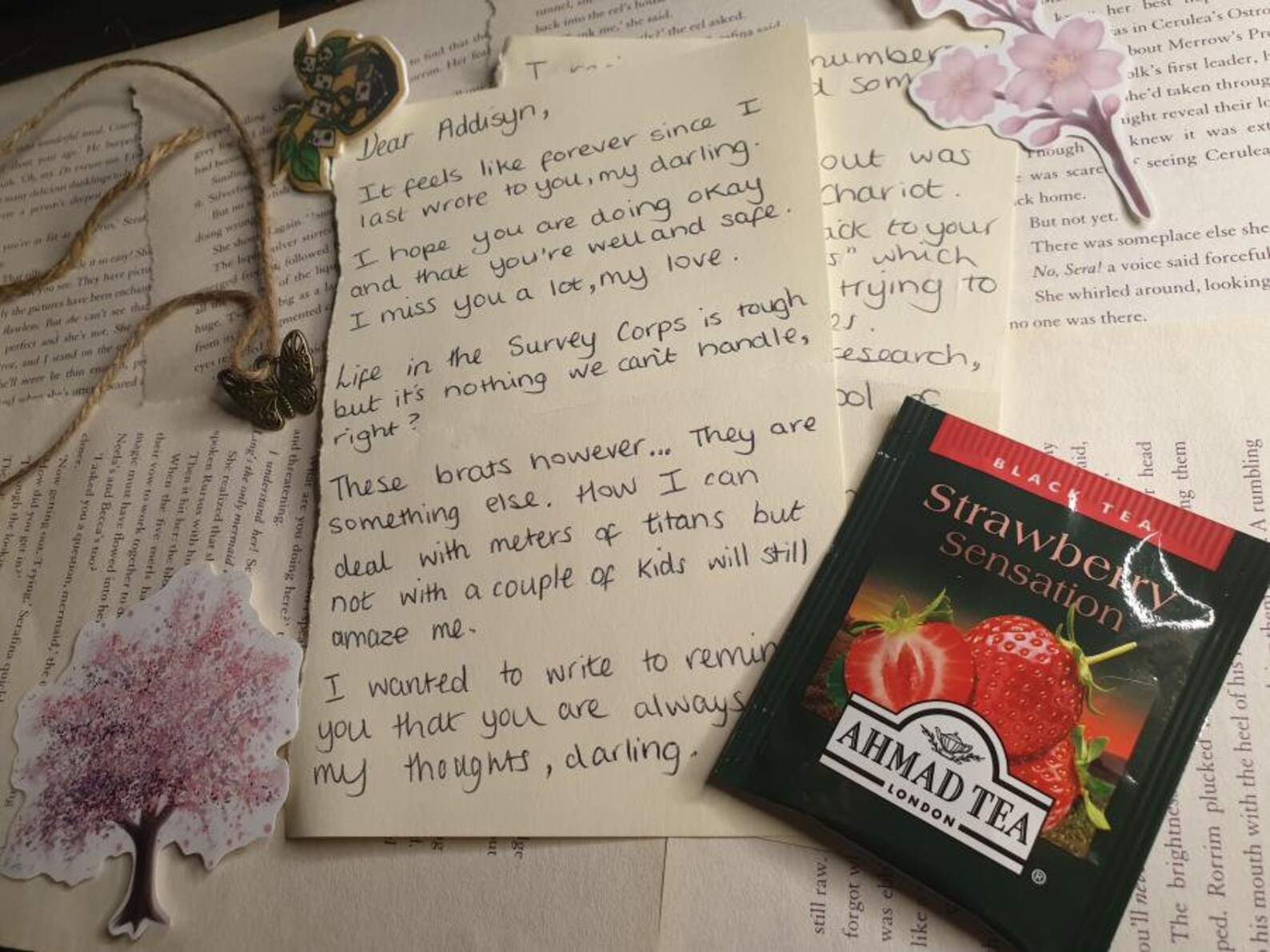 Handwritten Letter From Your Favourite Bungou Stray Dogs Etsy