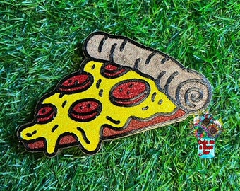 Fatia de pizza fresca