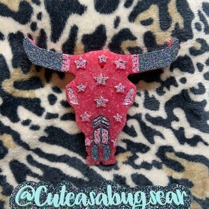 Bull Skull with Stars freshie