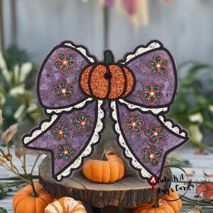 Pumpkin Bow freshie