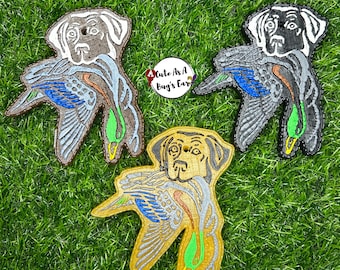 Hunting Dog with Duck freshie