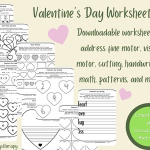 Hearts Worksheets, Hearts Preschool Activities, Kindergarten, Heart Printable, Preschool Worksheets, Worksheets for Kids